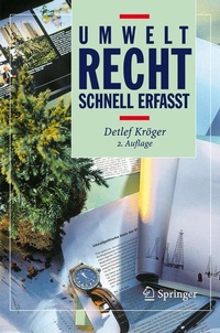 Abbildung von: Umweltrecht - Springer