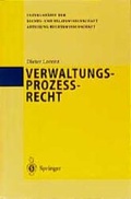 Cover: Verwaltungsproze&szlig;recht - Springer