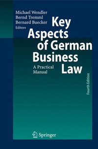 Abbildung von: Key Aspects of German Business Law - Springer