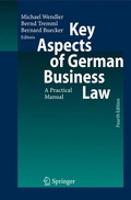 Cover: Key Aspects of German Business Law - Springer