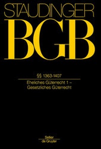 Abbildung von: BGB: Kommentar zum Bürgerlichen Gesetzbuch mit Einführungsgesetz und Nebengesetzen - Sellier - De Gruyter