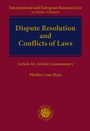 Cover: Dispute Resolution and Conflict of Laws - Nomos