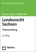 Cover: Landesrecht Sachsen - Nomos
