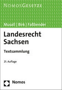 Bild vergrößern Bild: Landesrecht Sachsen - Nomos