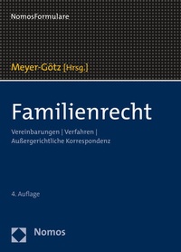 Abbildung von: Familienrecht - Nomos