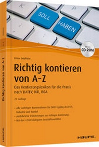 Abbildung von: Richtig Kontieren von A-Z - Haufe-Lexware