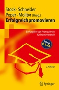 Cover: Erfolgreich promovieren - Springer