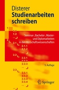 Cover: Studienarbeiten schreiben - Springer