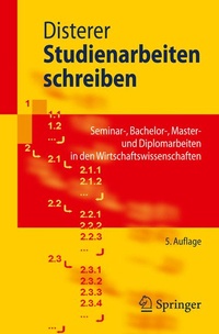 Enlarge image Cover: Studienarbeiten schreiben - Springer