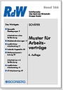 Cover: Muster für Arbeitsverträge - Boorberg