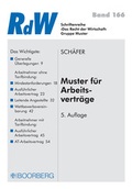 Cover: Muster f&uuml;r Arbeitsvertr&auml;ge - Boorberg