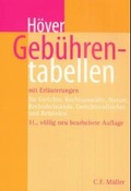 Cover: Geb&uuml;hrentabellen - C.F. M&uuml;ller