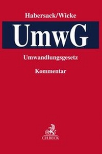 Abbildung von: Kommentar zum Umwandlungsgesetz - C.H.BECK