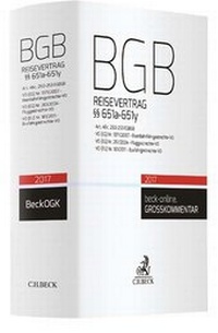 Abbildung von: BGB Reisevertrag - C.H.BECK