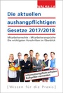 Bild: Die aktuellen aushangpflichtigen Gesetze 2017/2018 - Walhalla