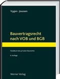 Cover: Bauvertragsrecht nach VOB und BGB - Werner