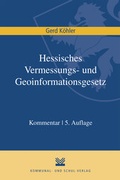 Cover: Hessisches Vermessungs- und Geoinformationsgesetz - KSV Medien