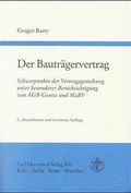 Cover: Der Bautr&auml;gervertrag - Carl Heymanns Verlag