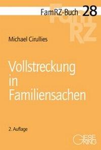 Abbildung von: Vollstreckung in Familiensachen - Gieseking