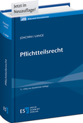 Cover: Pflichtteilsrecht - Erich Schmidt Verlag