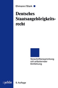 Abbildung von: Deutsches Staatsangehörigkeitsrecht - Jehle