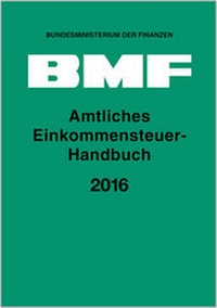 Abbildung von: Amtliches Einkommensteuer-Handbuch 2016 - NWB