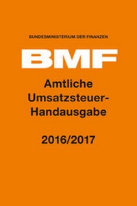 Abbildung von: Amtliche Umsatzsteuer-Handausgabe 2016/2017