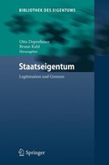 Cover: Staatseigentum - Springer