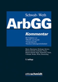 Abbildung von: Arbeitsgerichtsgesetz: ArbGG - Otto Schmidt Verlag