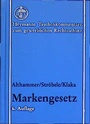 Cover: Markengesetz - Carl Heymanns Verlag