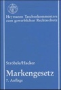 Cover: Markengesetz - Carl Heymanns Verlag