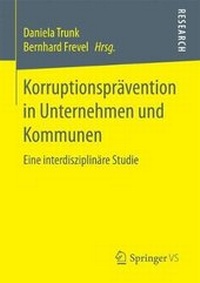 Abbildung von: Korruptionsprävention in Unternehmen und Kommunen - Springer VS
