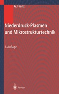 Cover: Niederdruckplasmen und Mikrostrukturtechnik - Springer