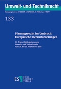Cover: Planungsrecht im Umbruch: Europ&auml;ische Herausforderungen - Erich Schmidt Verlag