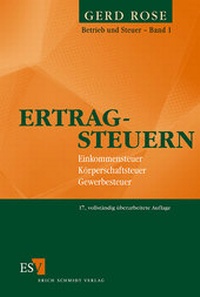 Abbildung von: Ertragssteuern - Erich Schmidt Verlag