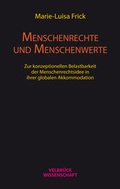 Cover: Menschenrechte und Menschenwerte - Velbr&uuml;ck