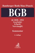 Cover: B&uuml;rgerliches Gesetzbuch: BGB Band 4 - C.H.BECK