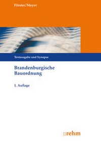 Abbildung von: Brandenburgische Bauordnung - Rehm