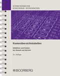 Cover: Kosten&uuml;bersichtstabellen - Boorberg