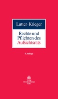 Cover: Rechte Und Pflichten Des Aufsichtsrats - Otto Schmidt Verlag