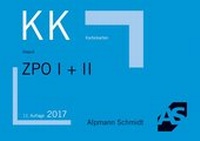 Abbildung von: Karteikarten ZPO I + II - Alpmann Schmidt