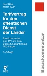 Abbildung von: Tarifvertrag für den öffentlichen Dienst der Länder - Bund-Verlag