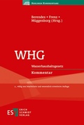 Cover: WHG: Wasserhaushaltsgesetz - Erich Schmidt Verlag