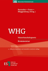 Abbildung von: WHG: Wasserhaushaltsgesetz - Erich Schmidt Verlag