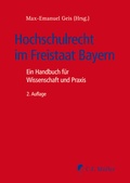 Cover: Das Hochschulrecht im Freistaat Bayern - C.F. M&uuml;ller