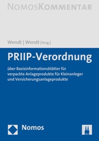 Enlarge image Cover: PRIIP-Verordnung - Nomos