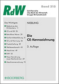 Abbildung von: Die CE-Kennzeichnung - Boorberg