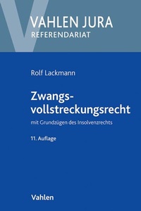 Abbildung von: Zwangsvollstreckungsrecht - Vahlen