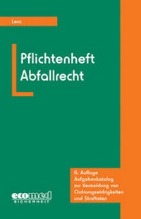 Bild: Pflichtenheft Abfallrecht - ecomed Storck
