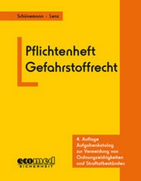 Bild: Pflichtenheft Gefahrstoffrecht - ecomed Storck
